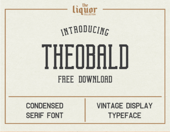 THEOBALD font freebie