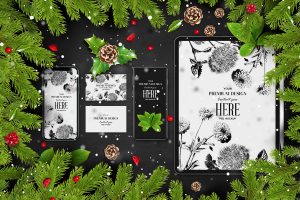2 in 1 Mockup and Scene Generator