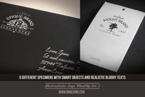 Caligraphic and Realistic Logo Mockup V2 promo 5