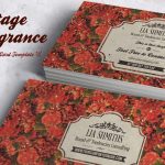 vintage fragrance business card Creative Market Default Preview