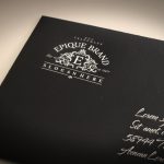Epique Brand Logo Creative BM - 1160 - black envelope