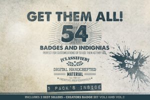 Get Them All Creative Badges Logos