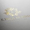 Kings Brand Logo Luxury Gold