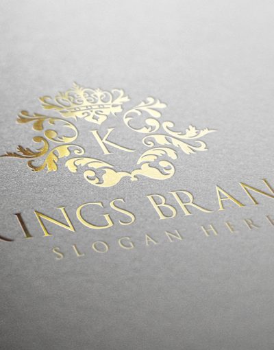 Kings Brand Logo Luxury Gold