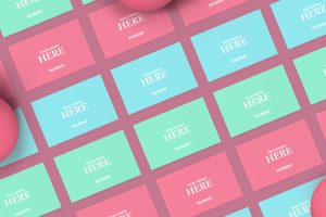 business card mockup