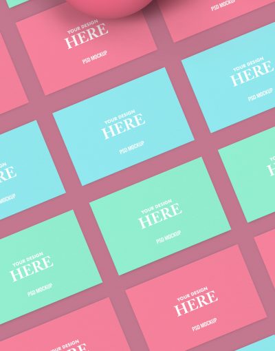 business card mockup