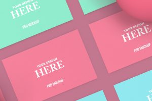 business card mockup