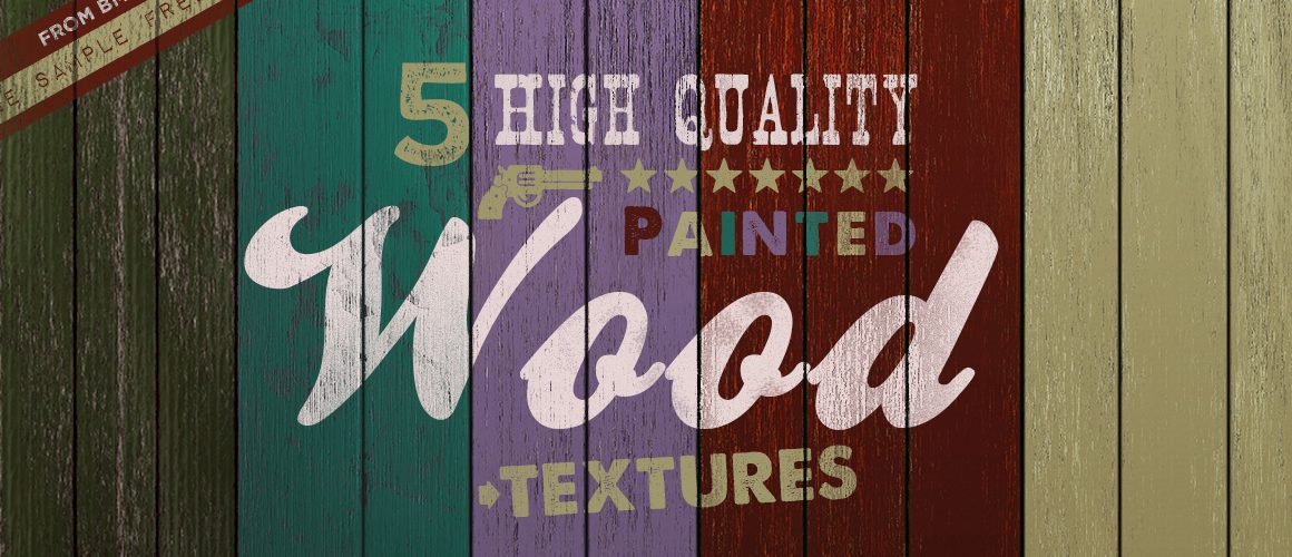 Free Painted Wood Texture - Light Pack