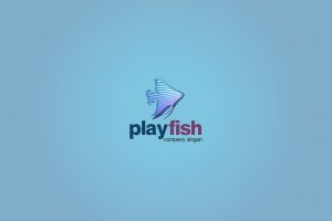Play Fish Logo design