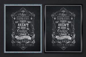 Creative Inspiration Working Chalkboard Print promo 2