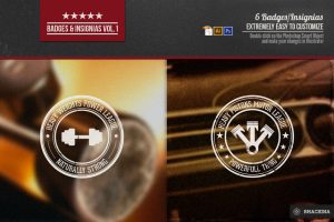 HEAVY WEIGHTS MOTOR LEAGUE Badges and Insignias Vol.1 menus drinks food and stuff