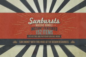 152 Sunbursts Bundle - Instant Feature by BMACHINA Labs