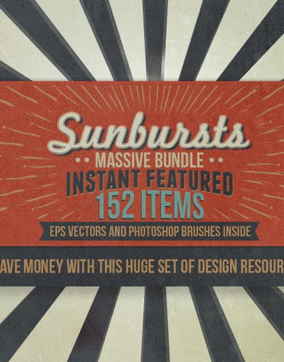 152 Sunbursts Bundle - Instant Feature by BMACHINA Labs