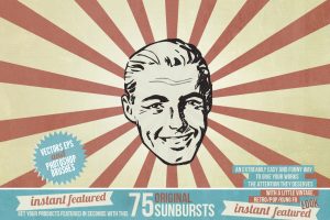 Instant featured Sunbursts and sunrays main promo