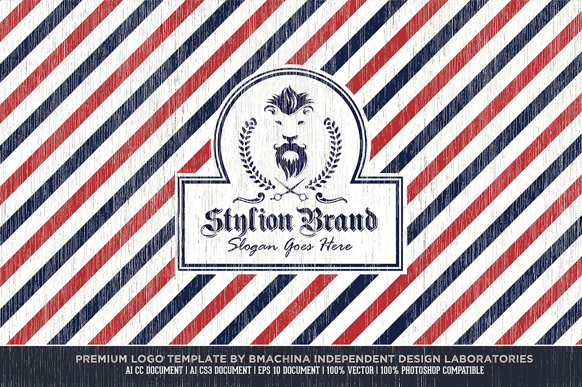 Download Free Stylion Brand Logo Template Bmachina Design Works PSD Mockups.